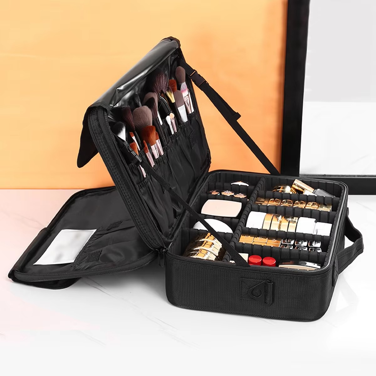 Three-layer Cosmetic Case Waterproof